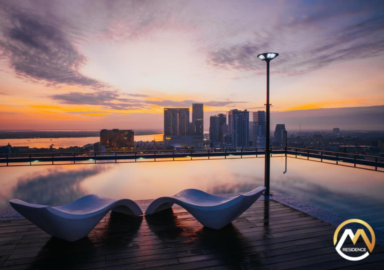 Hotel Serviced Apartments Top One Infinity Pool With View Of 360 Degree พนมเปญ ภายนอก รูปภาพ